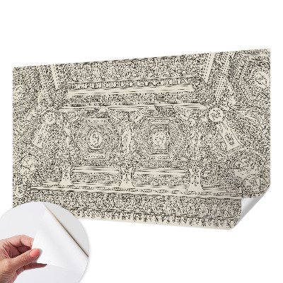 Dekoracyjna fototapeta na ścianę z motywem klasycznego ornamentu