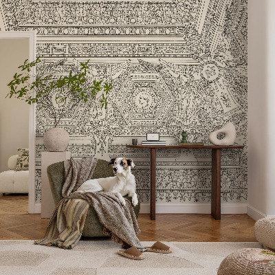 Dekoracyjna fototapeta na ścianę z motywem klasycznego ornamentu