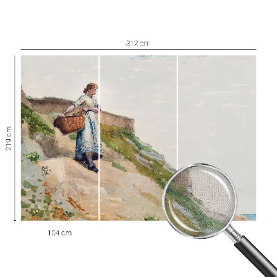 Tapeta fotograficzna z motywem kobiecego pejzażu