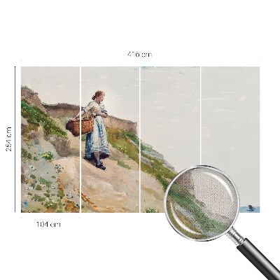 Tapeta fotograficzna z motywem kobiecego pejzażu