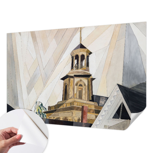 Dekoracyjna fototapeta na ścianę z motywem architektonicznej wieży