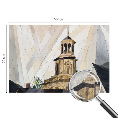 Dekoracyjna fototapeta na ścianę z motywem architektonicznej wieży