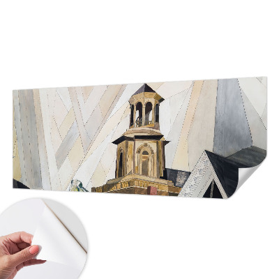 Dekoracyjna fototapeta na ścianę z motywem architektonicznej wieży