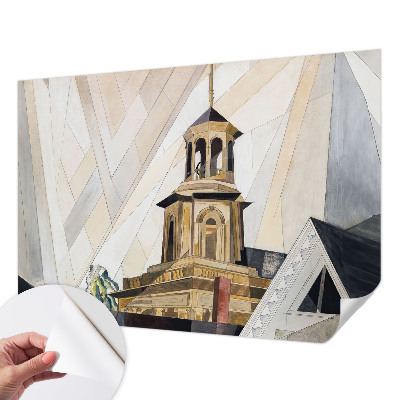 Dekoracyjna fototapeta na ścianę z motywem architektonicznej wieży