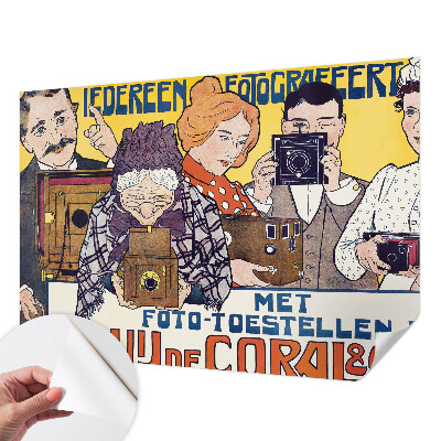 Nowoczesna fototapeta do salonu z fotograficznym motywem