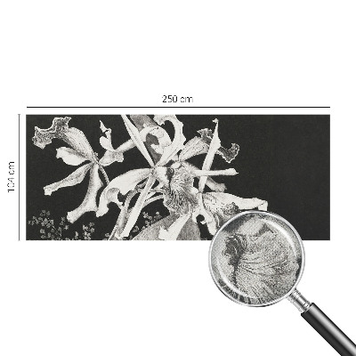 Fototapeta samoprzylepna do sypialni z ilustracją orchidei