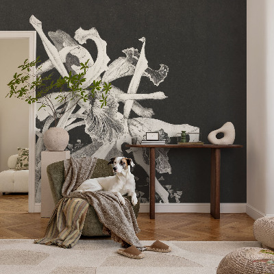 Fototapeta samoprzylepna do sypialni z ilustracją orchidei