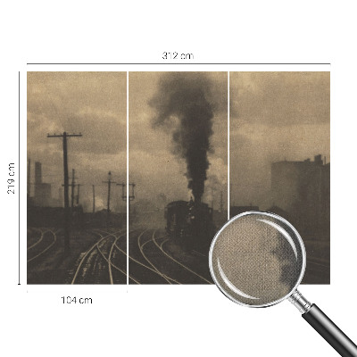 Fototapeta na ścianę z motywem przemysłowego pejzażu