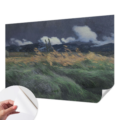 Tapeta fotograficzna samoprzylepna z motywem dmuchanych traw