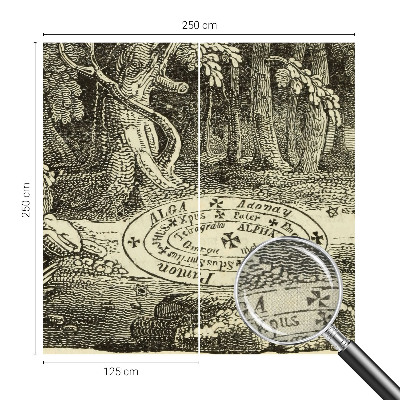 Tapeta fotograficzna z motywem magicznego kręgu