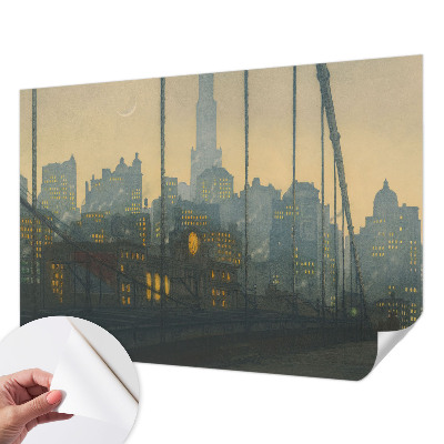 Tapeta fotograficzna samoprzylepna z motywem wieczornej panoramy