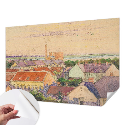 Fototapeta na ścianę z motywem miejskich dachów