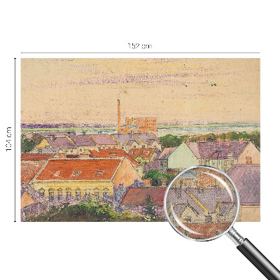 Fototapeta na ścianę z motywem miejskich dachów