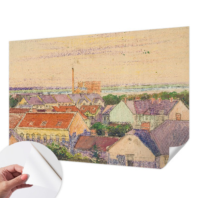 Fototapeta na ścianę z motywem miejskich dachów