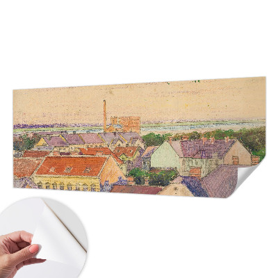 Fototapeta na ścianę z motywem miejskich dachów