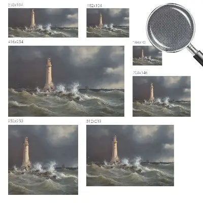 Dekoracyjna fototapeta na ścianę z motywem morskich sztormów