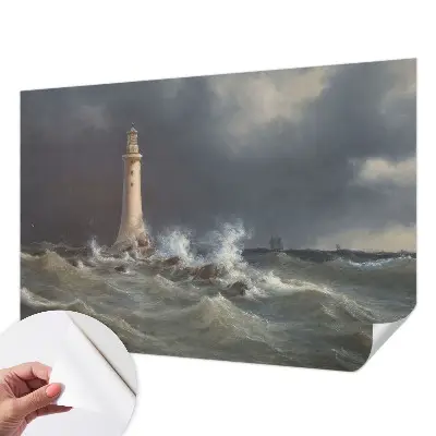 Dekoracyjna fototapeta na ścianę z motywem morskich sztormów
