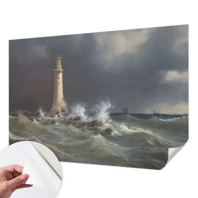 Dekoracyjna fototapeta na ścianę z motywem morskich sztormów