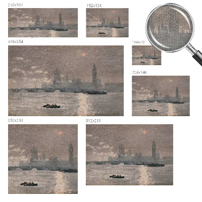 Tapeta fotograficzna z motywem nocnej panoramy
