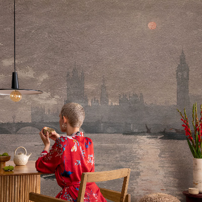 Tapeta fotograficzna z motywem nocnej panoramy