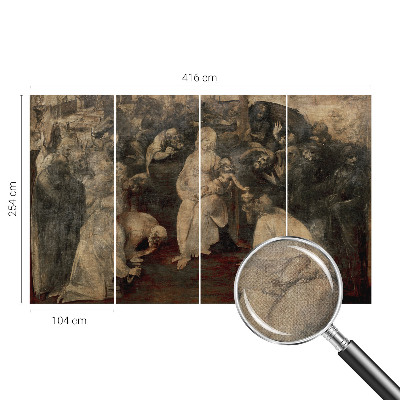 Tapeta fotograficzna samoprzylepna z motywem przedstawiającym duchowe spotkanie