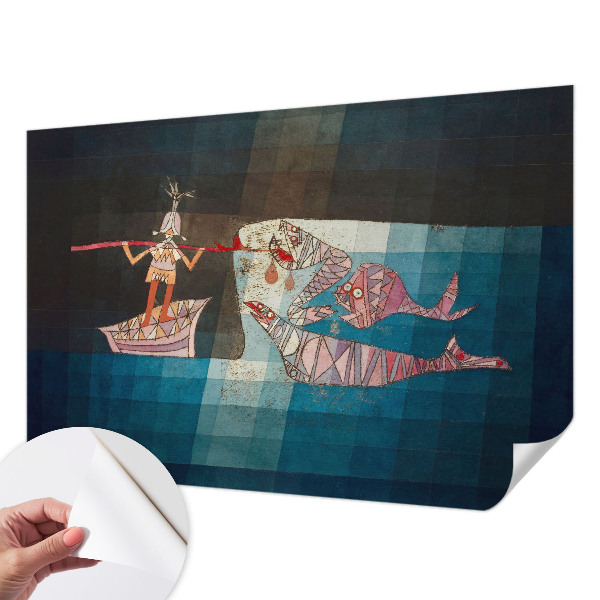 Fototapeta samoprzylepna z nadrukiem z motywem rybaka łowcy