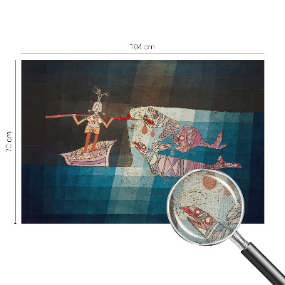 Fototapeta samoprzylepna z nadrukiem z motywem rybaka łowcy