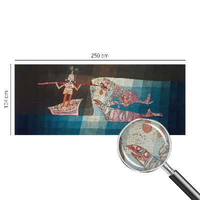 Fototapeta samoprzylepna z nadrukiem z motywem rybaka łowcy