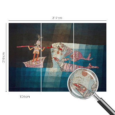 Fototapeta samoprzylepna z nadrukiem z motywem rybaka łowcy