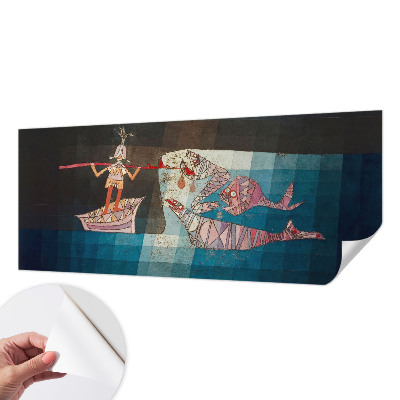 Fototapeta samoprzylepna z nadrukiem z motywem rybaka łowcy