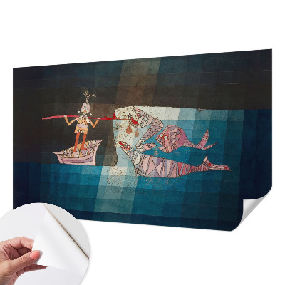 Fototapeta samoprzylepna z nadrukiem z motywem rybaka łowcy