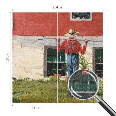 Tapeta fotograficzna samoprzylepna z motywem wiejskiej sceny