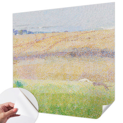 Fototapeta samoprzylepna do sypialni z motywem letniego pola