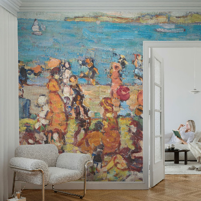 Tapeta fotograficzna samoprzylepna z motywem plażowej sceny
