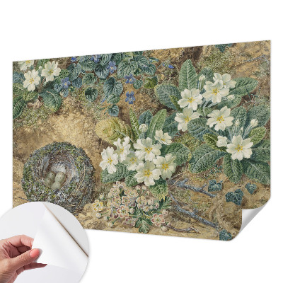 Fototapeta samoprzylepna z nadrukiem z motywem wiosennej kompozycji