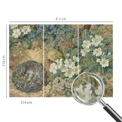 Fototapeta samoprzylepna z nadrukiem z motywem wiosennej kompozycji