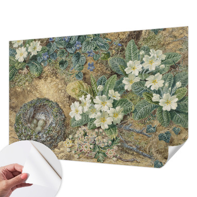 Fototapeta samoprzylepna z nadrukiem z motywem wiosennej kompozycji