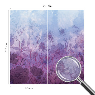 Fototapeta samoprzylepna do sypialni z pastelowym motywem kwiatowym