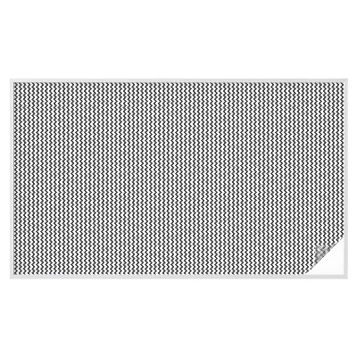 Mleczna naklejka na okno Zygzak wzór