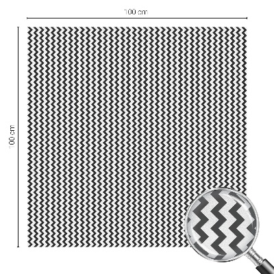 Mleczna naklejka na okno Zygzak wzór