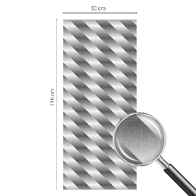 Naklejka na okno mleczna witraż Geometryczne pasy