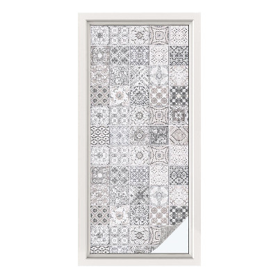 Folia okienna zapewniająca prywatność Kaflowe wzory