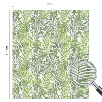 Naklejka na okno dająca prywatność Roślinne wzory