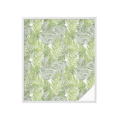 Naklejka na okno dająca prywatność Roślinne wzory