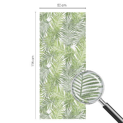 Naklejka na okno dająca prywatność Roślinne wzory