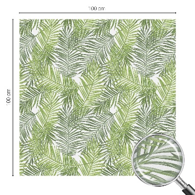 Naklejka na okno dająca prywatność Roślinne wzory