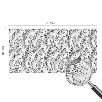 Naklejka na okno dająca prywatność Tropikalne liście