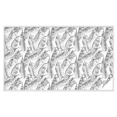 Naklejka na okno dająca prywatność Tropikalne liście