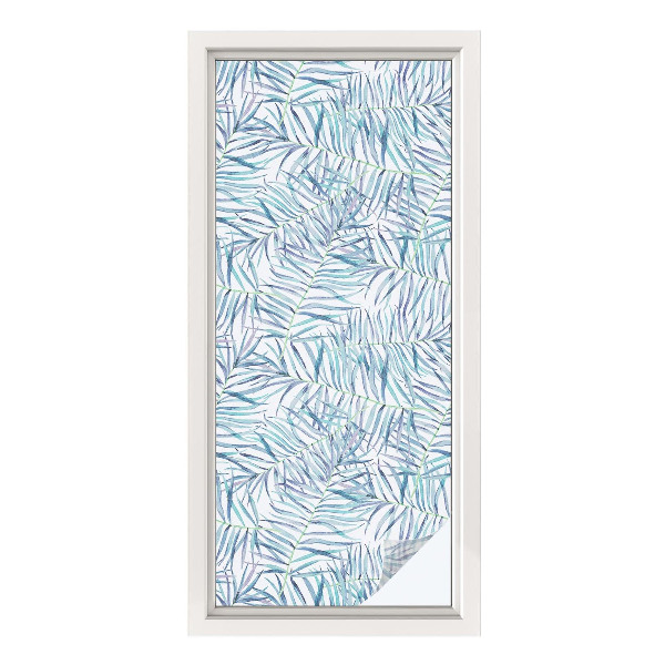 Folia dekoracyjna na okna Botaniczny wzór