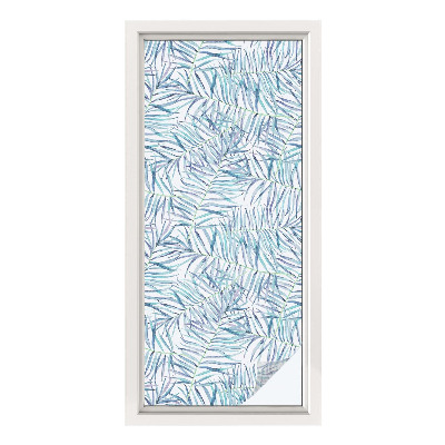 Folia dekoracyjna na okna Botaniczny wzór